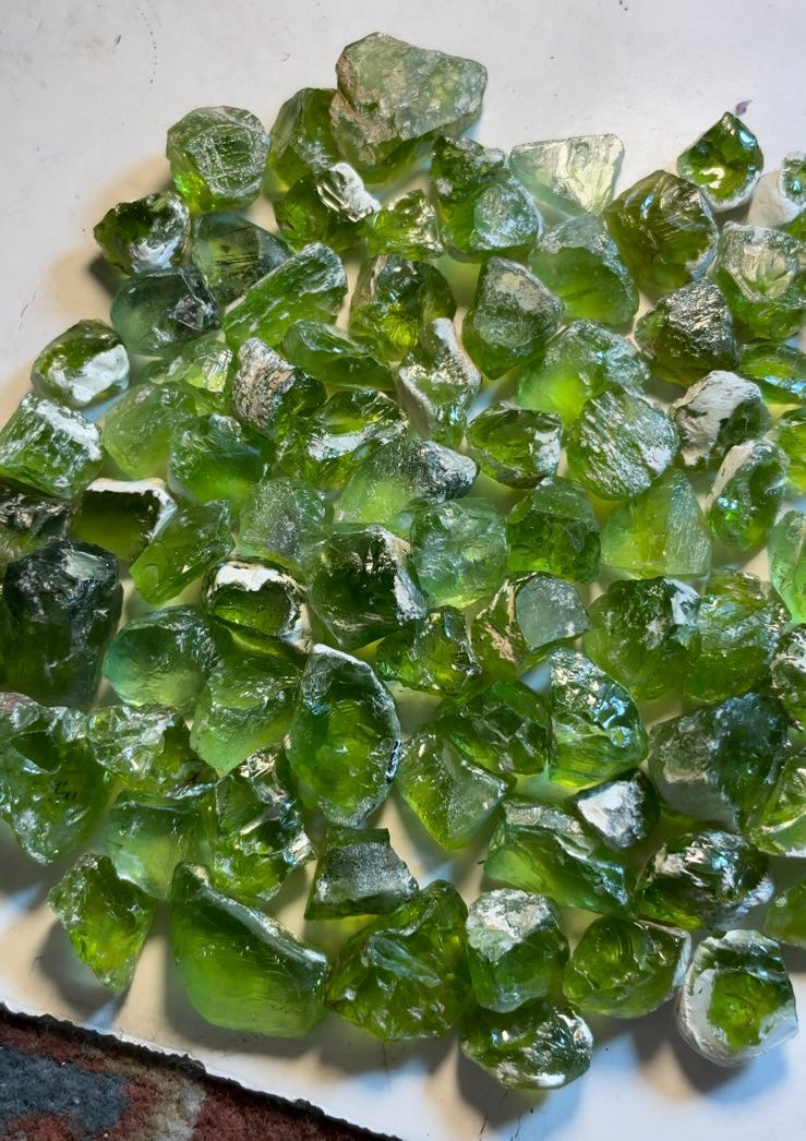 200 Grams Rough Peridot Stone Lots For Faceting