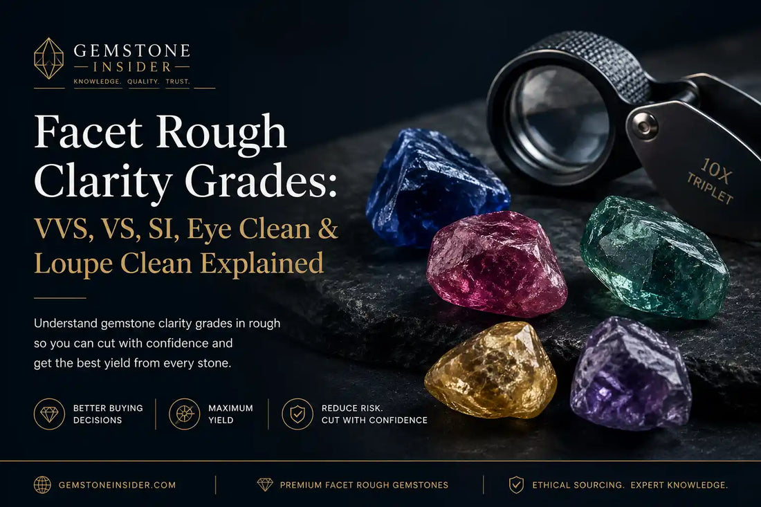 facet rough clarity grades