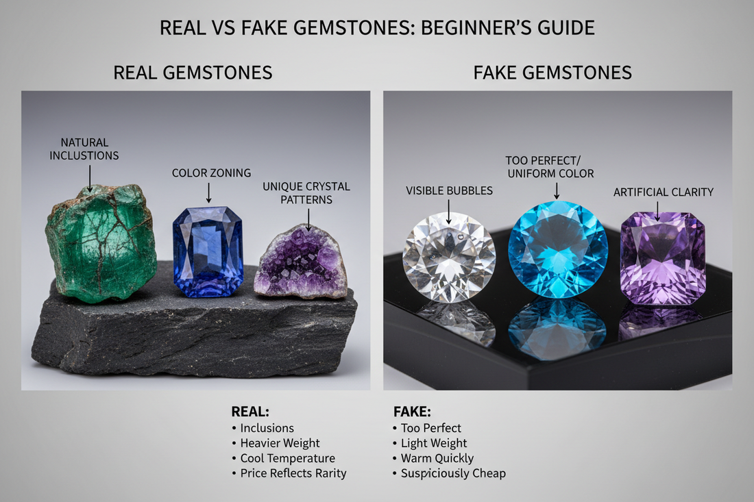 Real vs Fake Gemstones Explained: Complete Buyer’s Guide for Beginners