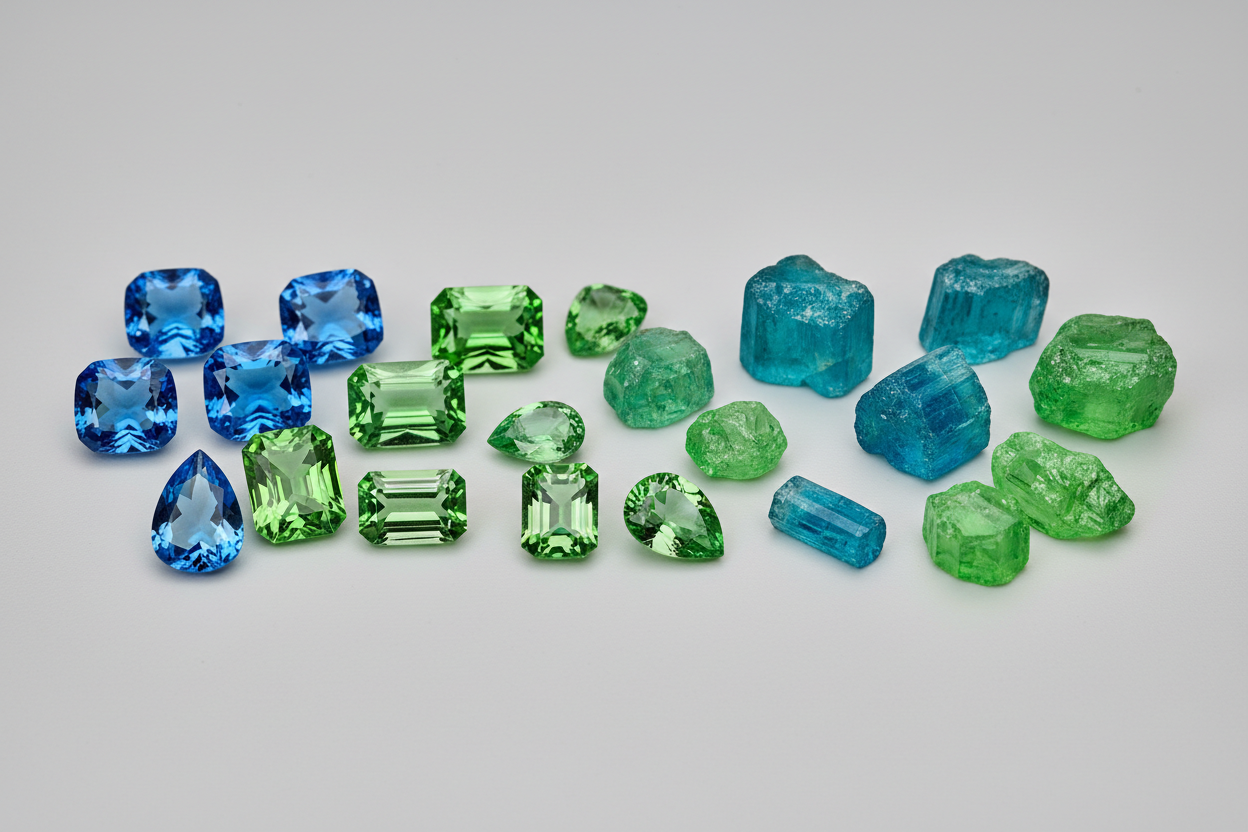 Apatite Rough Apatite cut