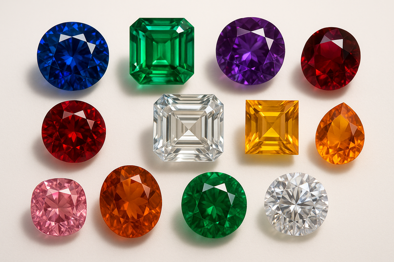 Faceted Colored Stones