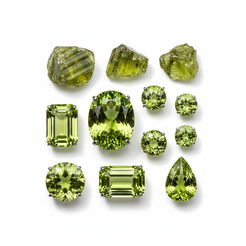 Buy loose green peridot online