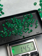  natural emerald rough parcel