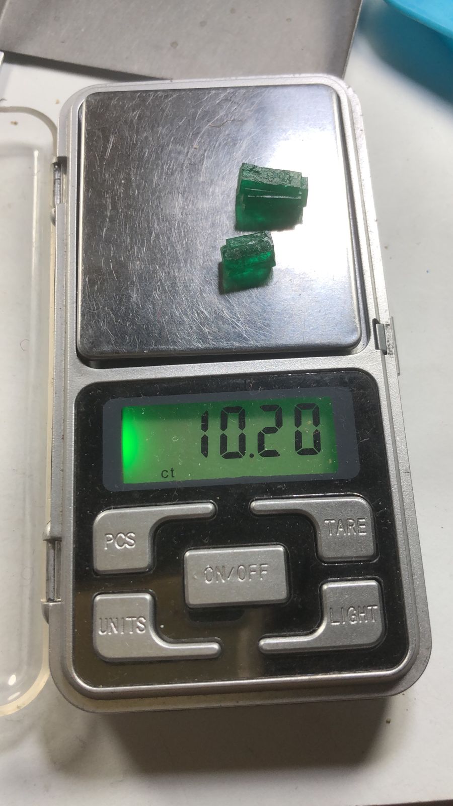 10.20 Carat Raw Facet Grade Emerald