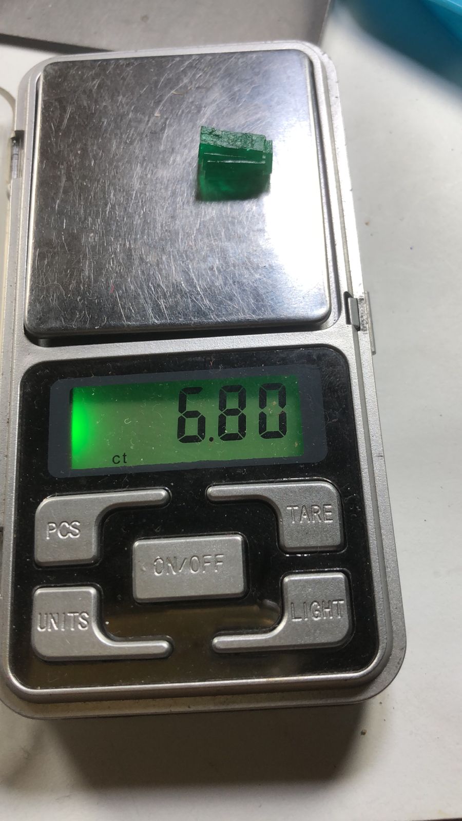 10.20 Carat Raw Facet Grade Emerald