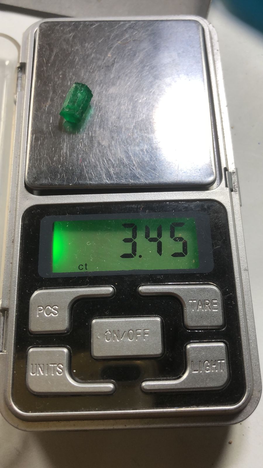 10.20 Carat Raw Facet Grade Emerald