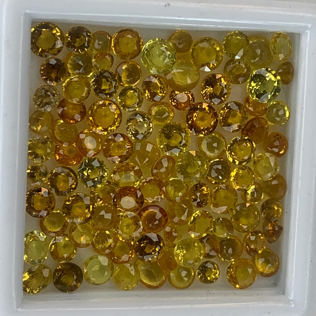 Pukhraj gem cut