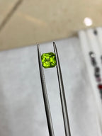 1.6 Carat Cushion Cut Green Peridot Loose Stone