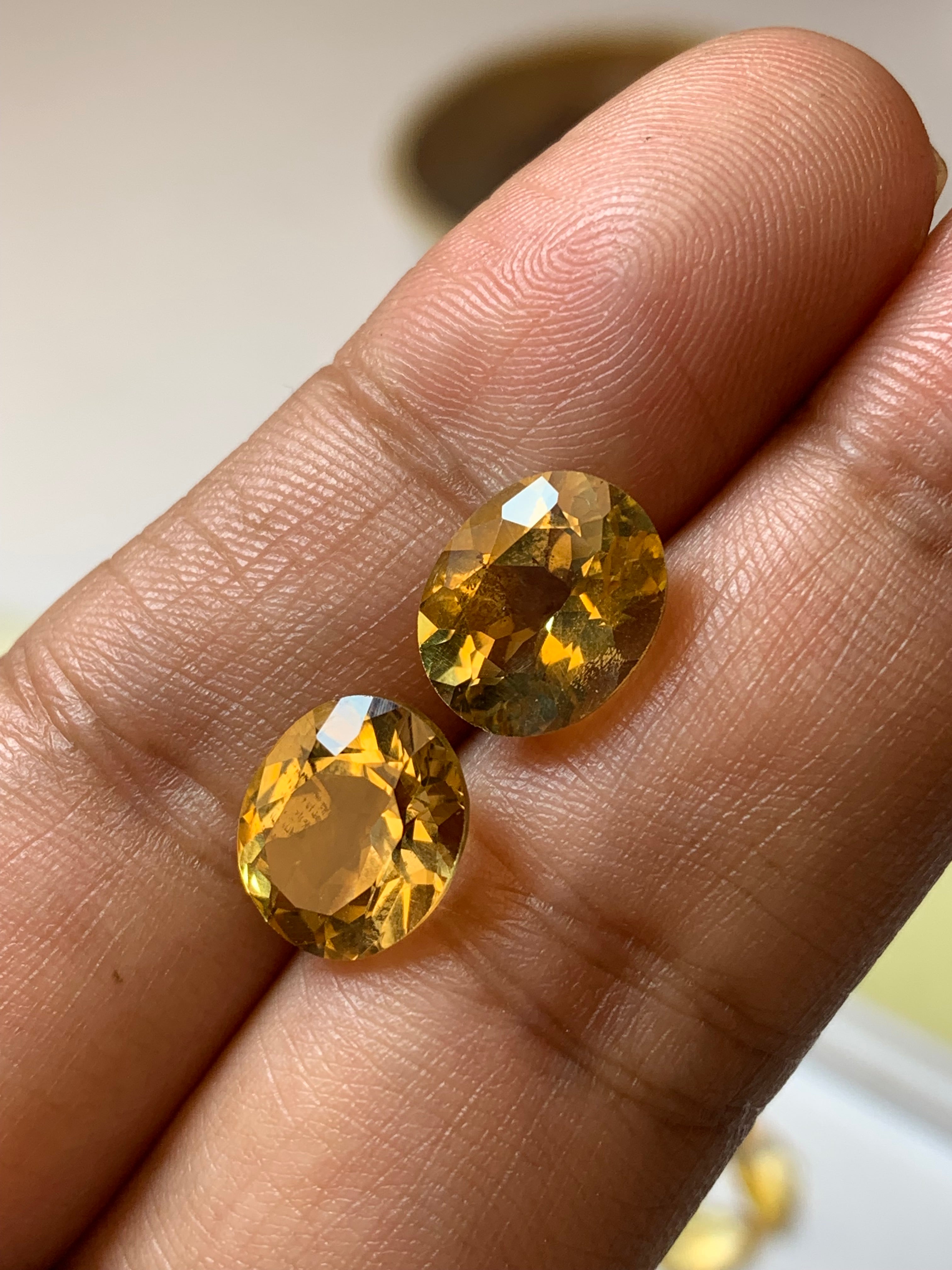 Frosted citrine