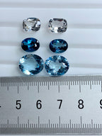 Faceted topaz