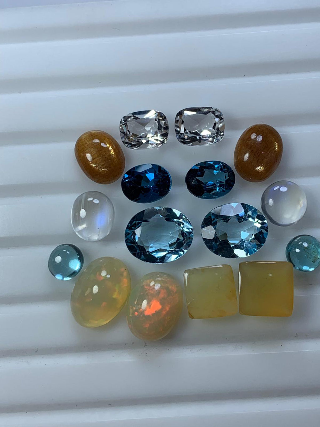 Natural gemstone pairs