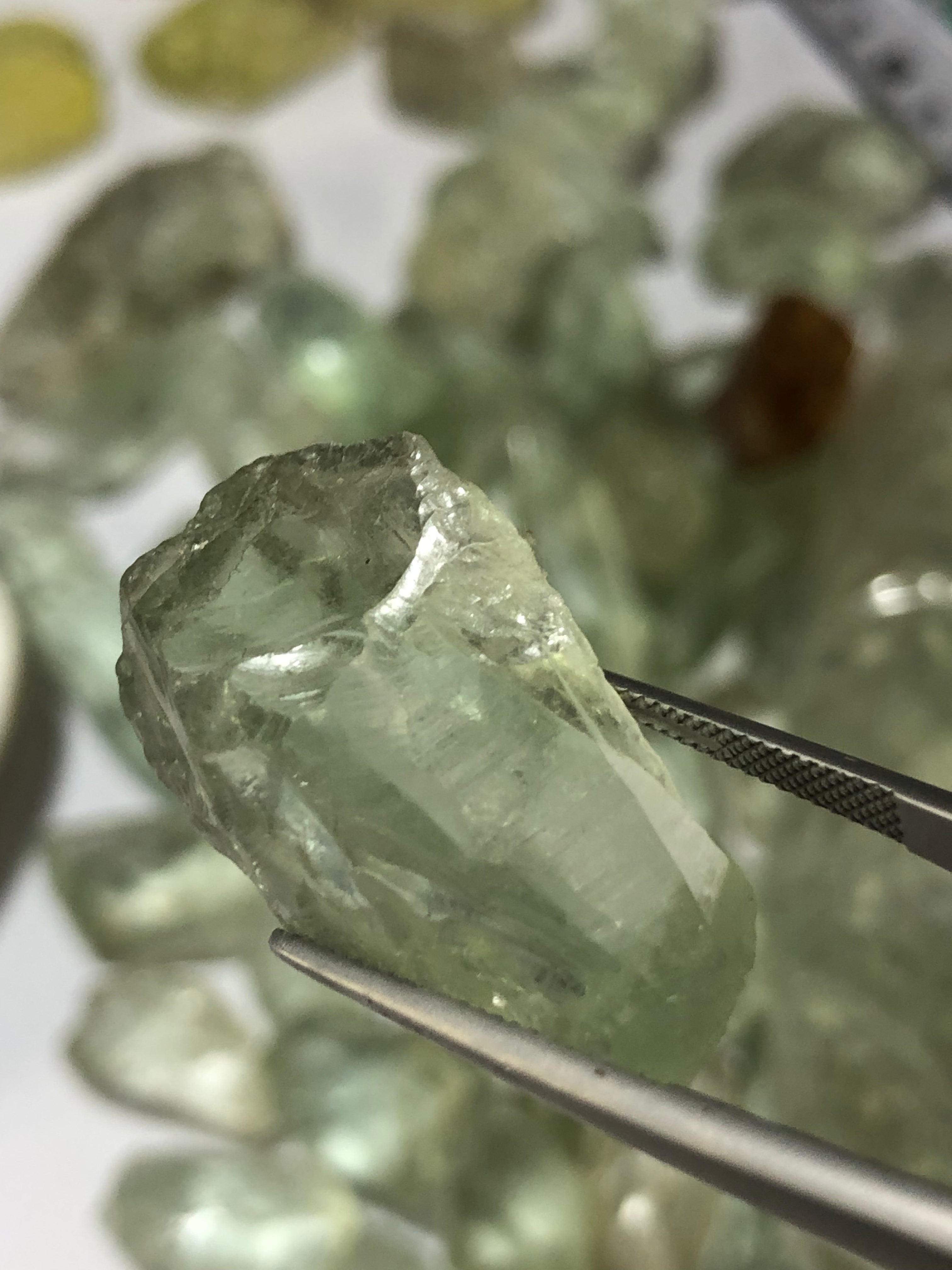 Raw prasiolite