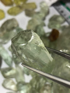 Natural prasiolite rough