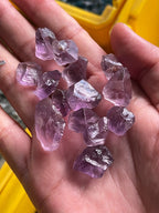 Faceting amethyst rough