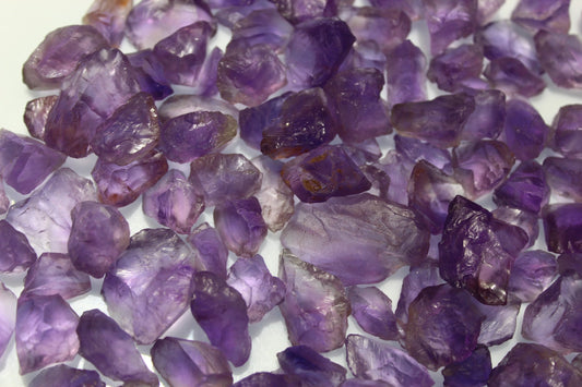 1 KG Purple Amethyst Faceting Rough Stones