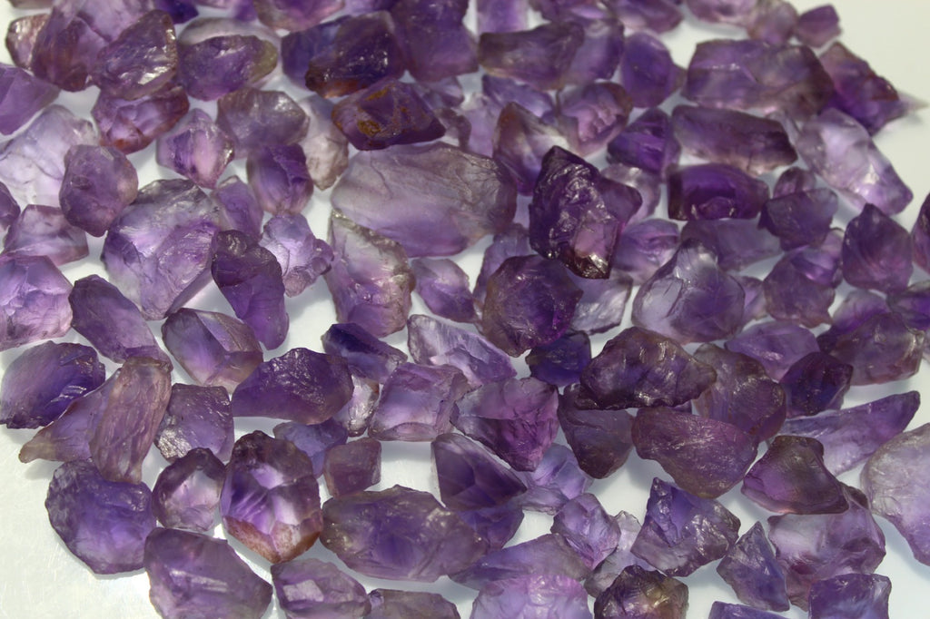1 KG Purple Amethyst Faceting Rough Stones