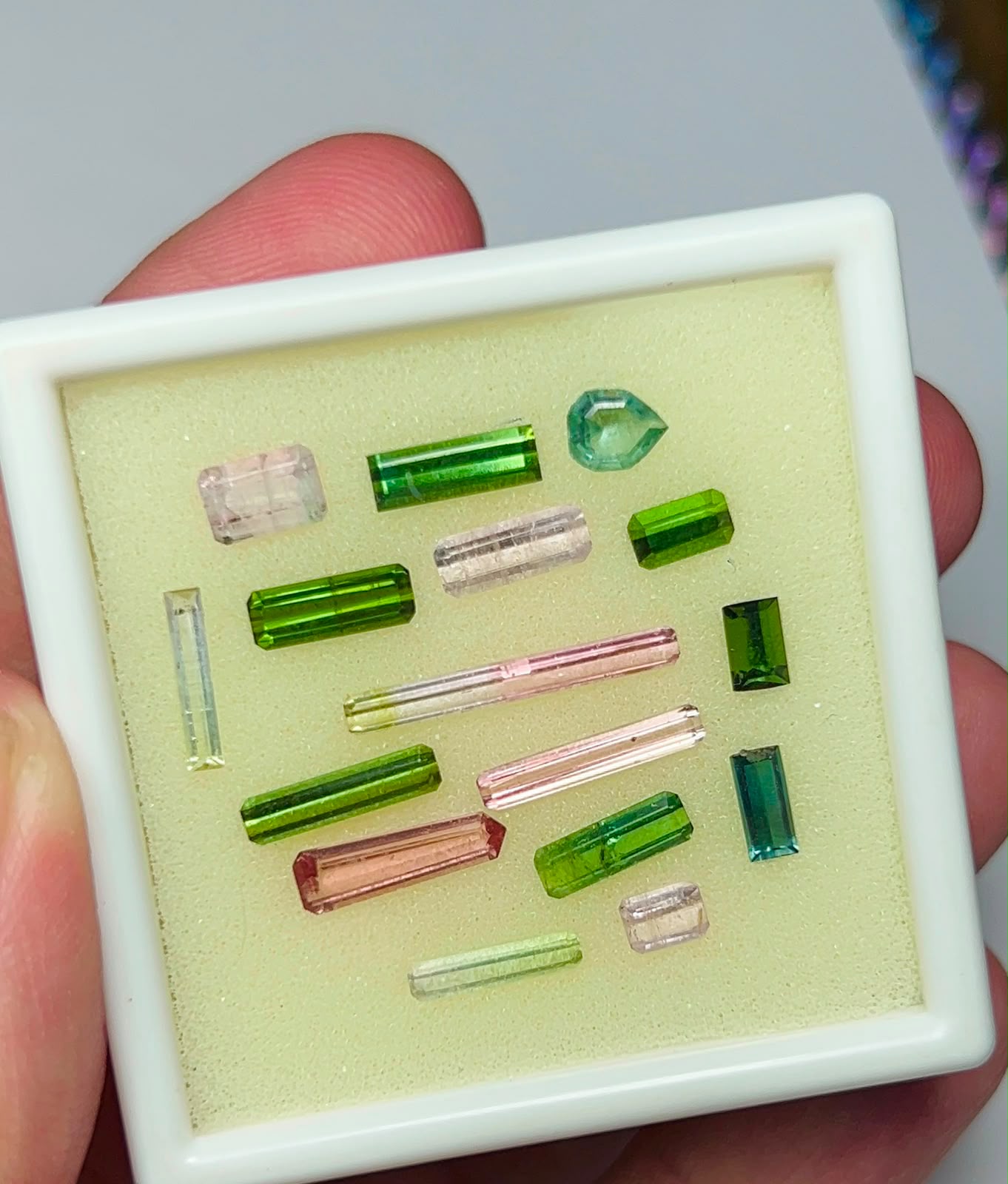 9 Carat Faceted Tourmaline Stone