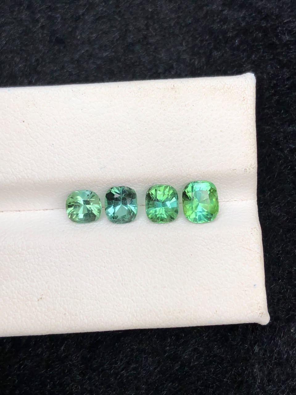 2.45 ct Unheated & Untreated 4 Pieces Natural Afghan Tourmaline Lot