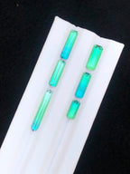 7.55 Carat Faceted Bi-Colour tourmaline stone