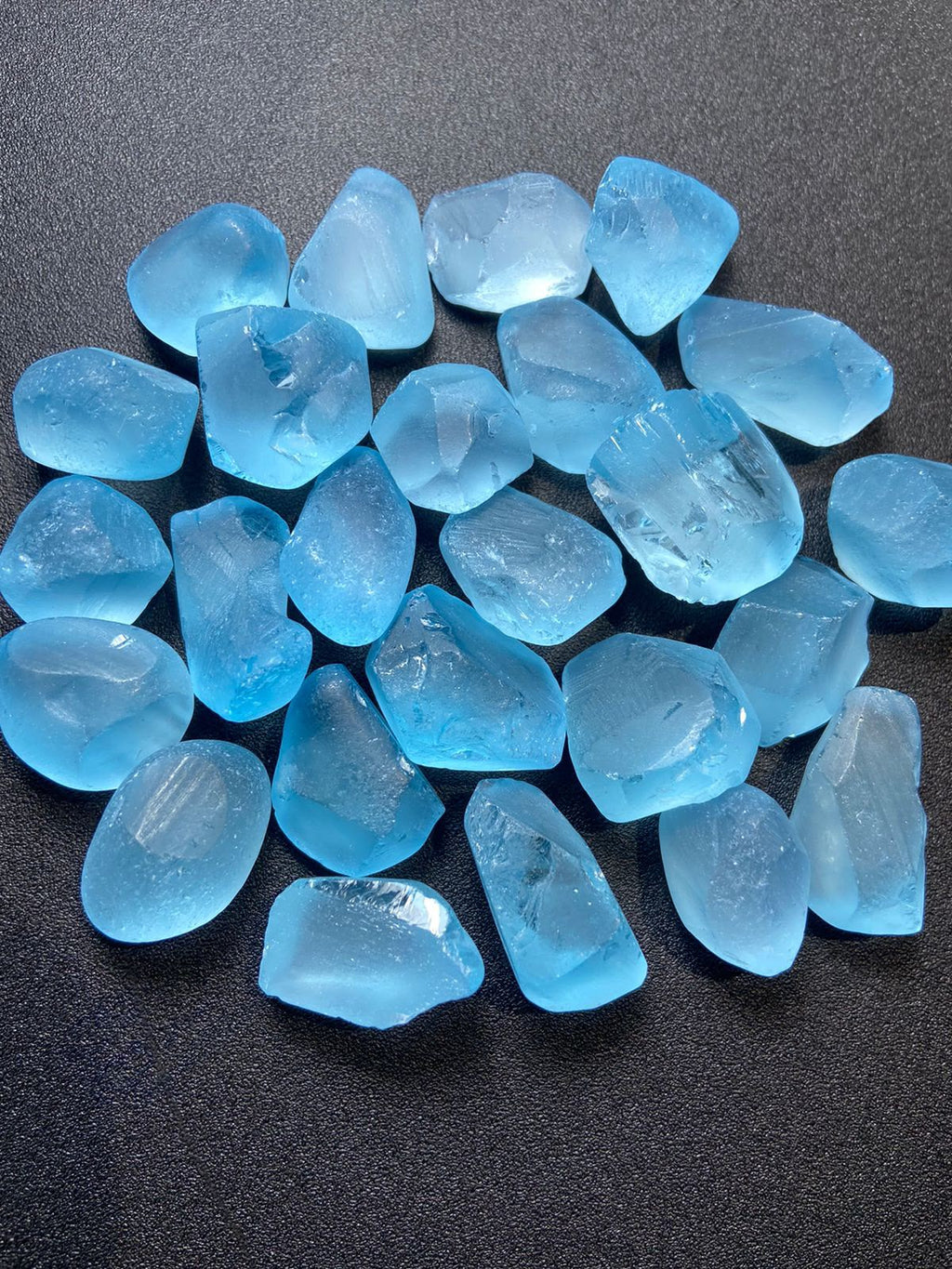 300 Grams Facet Grade Rough Swiss Blue Topaz