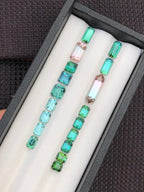 9.8 Carats Natural Afghan Tourmaline Lot — Faceted Multi-Color Loose Gemstones
