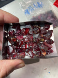 50 Gram Sky Blue Topaz 20 Gram Red Garnet