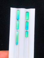 7.55 Carat Faceted Bi-Colour tourmaline stone