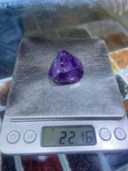 large crystal facet grade rough amethyst