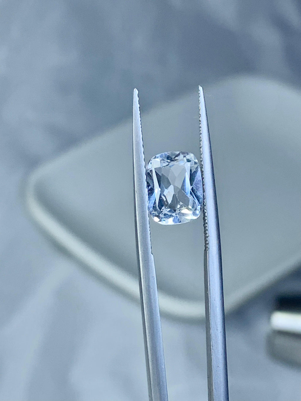 natural white topaz