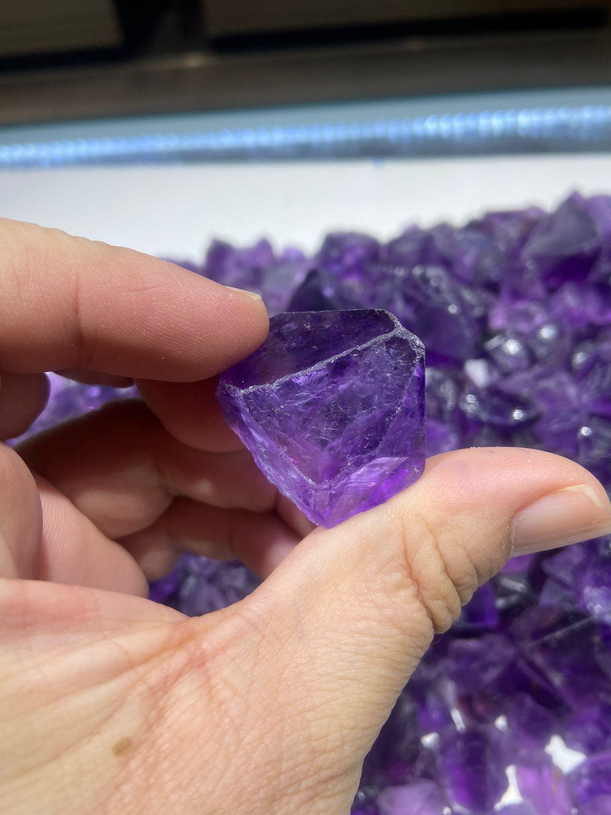 buy brazilian quartz facet grade rough parcel