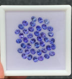 faceted tanzanite stone