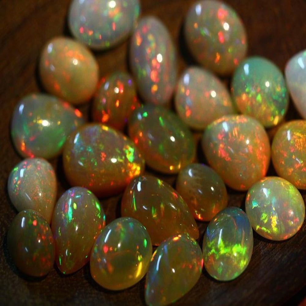 natural white opal Ethiopia