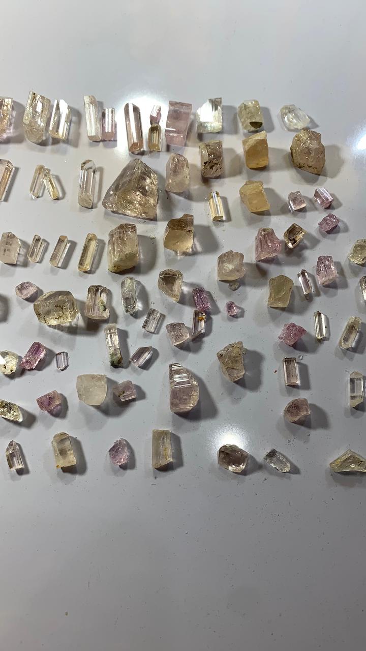 Pakistan topaz facet rough