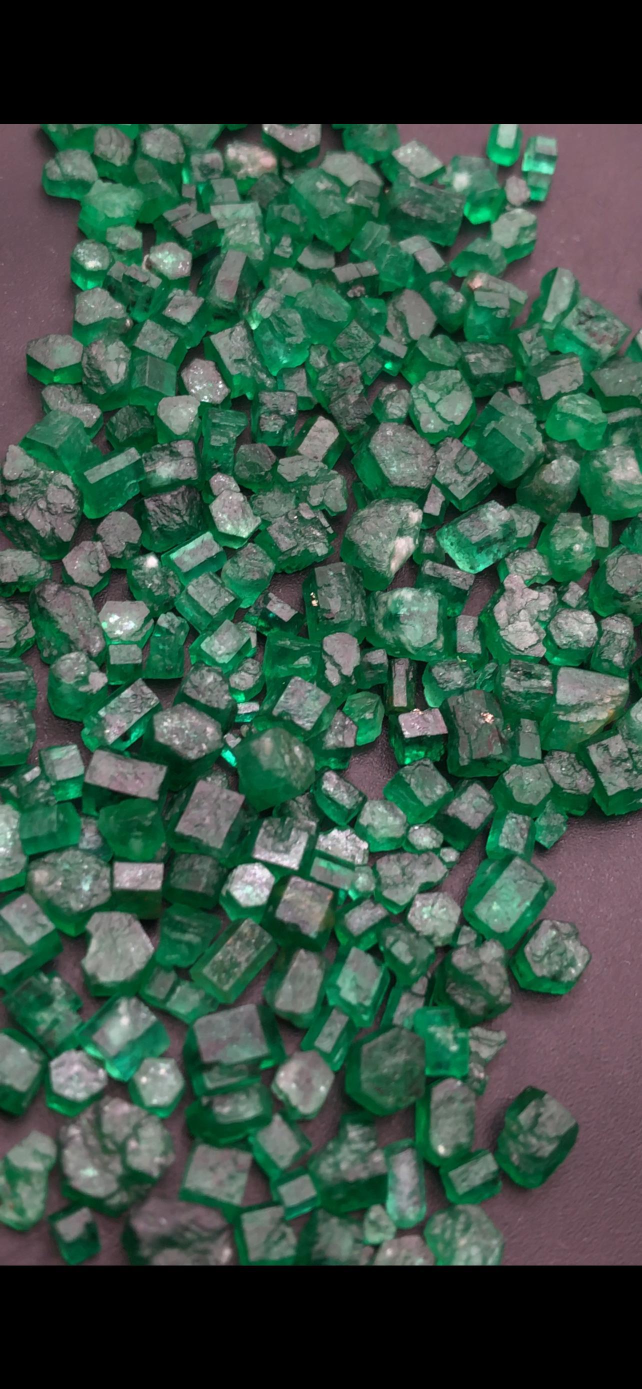 emerald rough facet grade