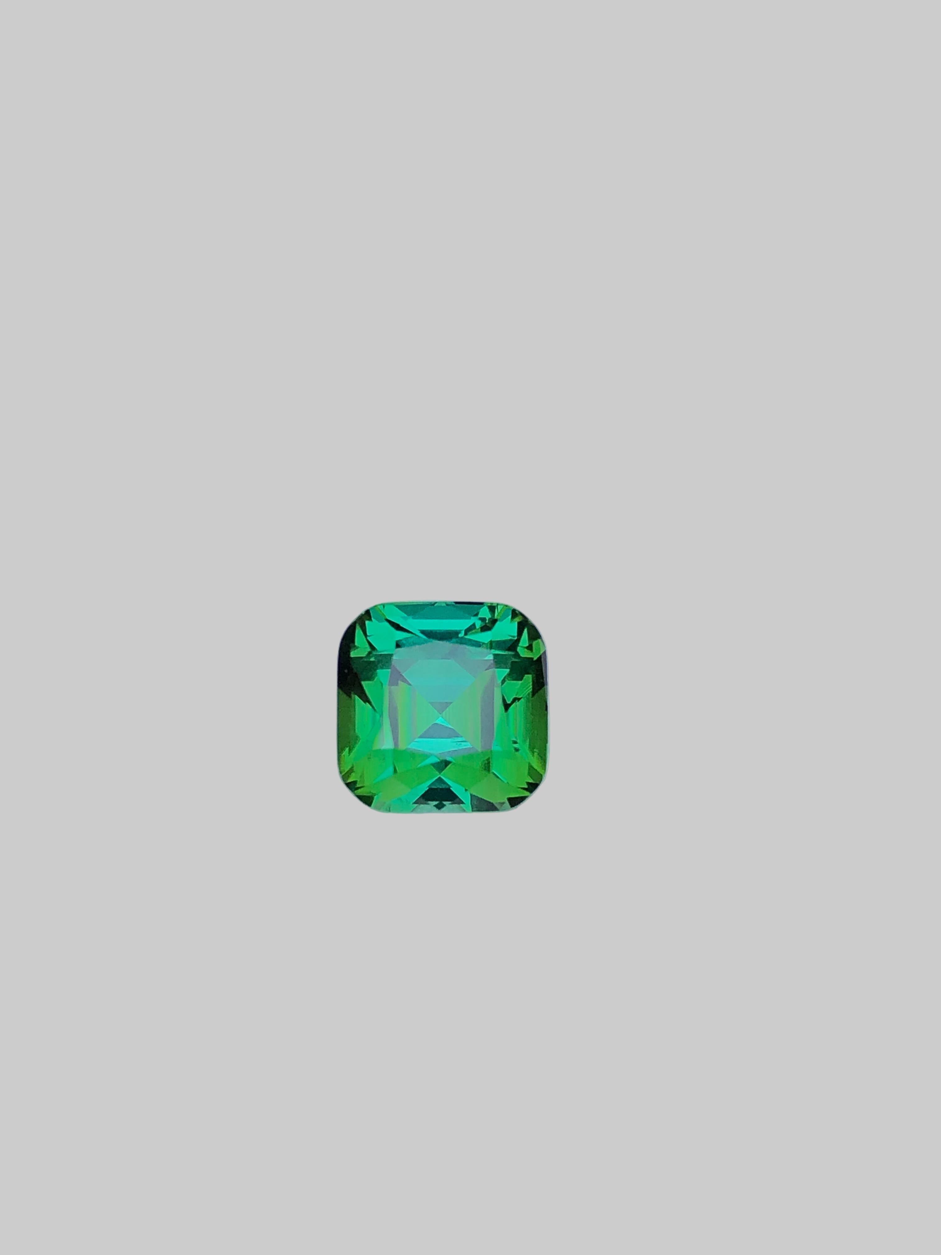 buy green tourmaline cushion