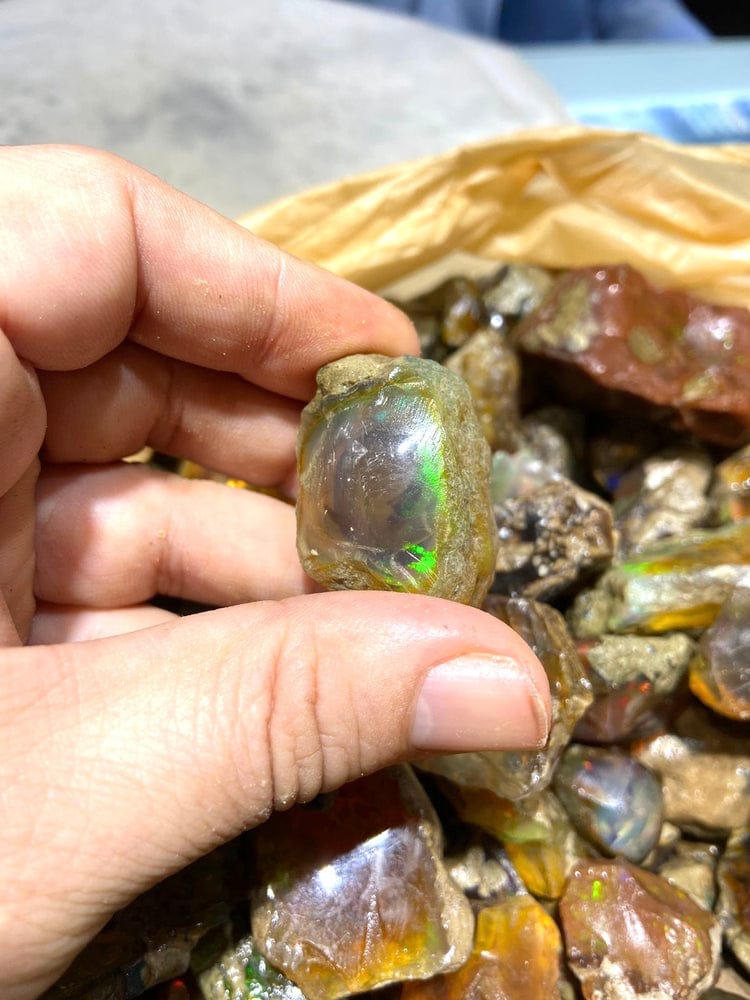 porous opal rough