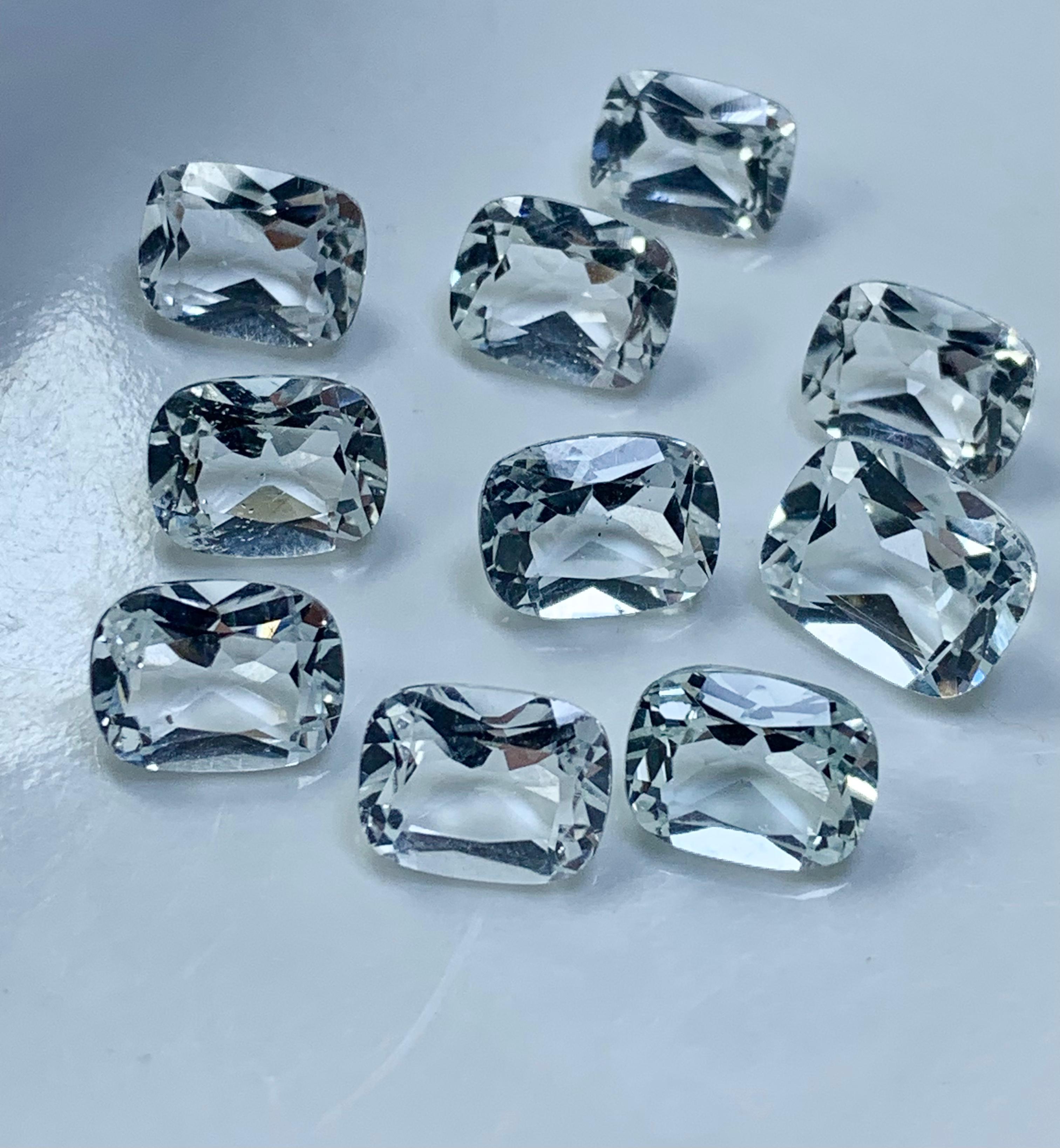 white topaz gemstones
